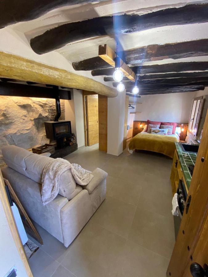 Torre del ComptePrecioso Loft Rural Con Estufa De Lena Panoramicaアパートメント エクステリア 写真