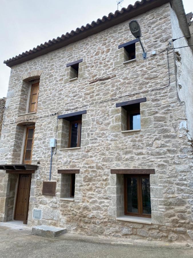 Torre del ComptePrecioso Loft Rural Con Estufa De Lena Panoramicaアパートメント エクステリア 写真